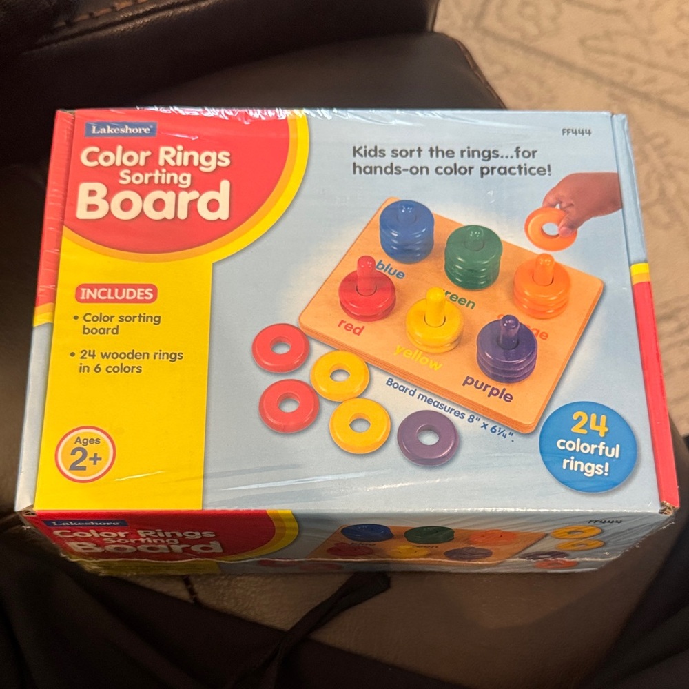 Lakeshore Color Rings Sorting Board - Multicolor Educational Toy